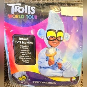 NEW Baby 6-12 Month TROLLS TINY DIAMOND costume